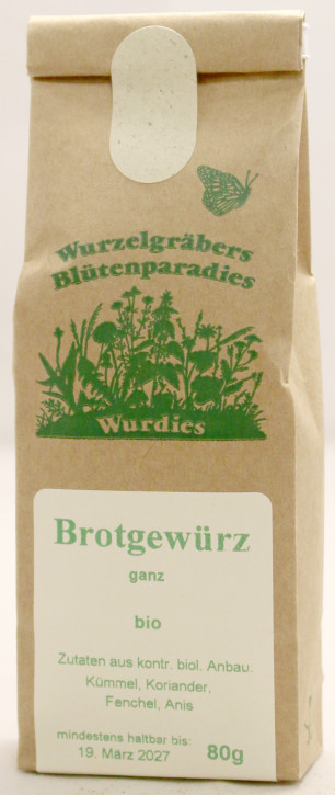 Brotgewürz, ganz, bio