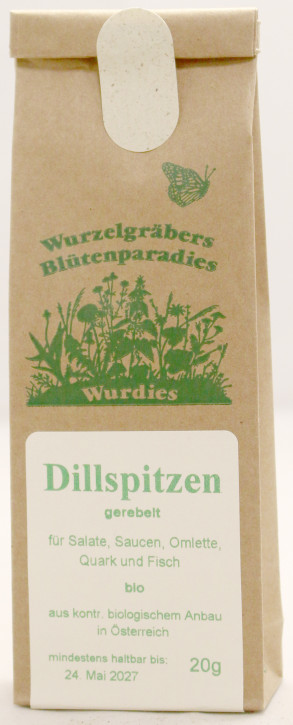 Dillspitzen, gerebelt, bio