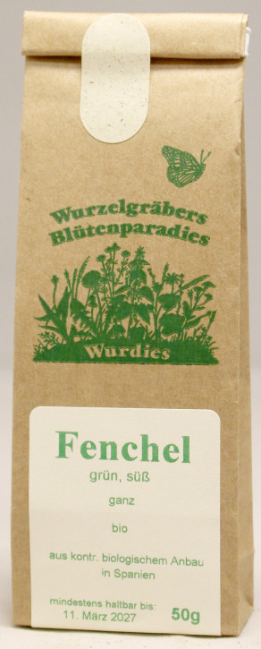 Fenchel, grün, süß, ganz, bio