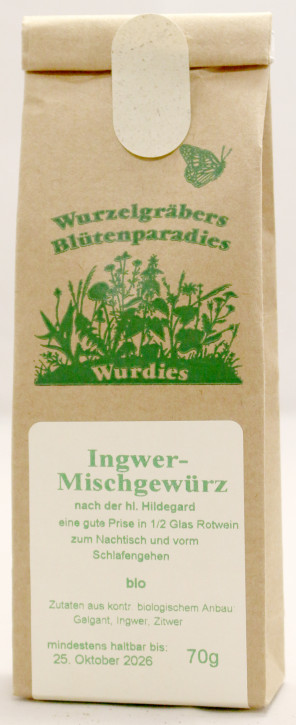 Ingwer-Mischgewürz, gemahlen, bio