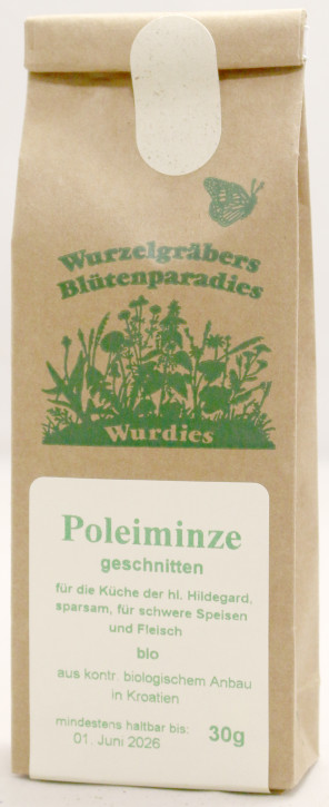 Poleiminze, geschnitten, 2-3mm, bio