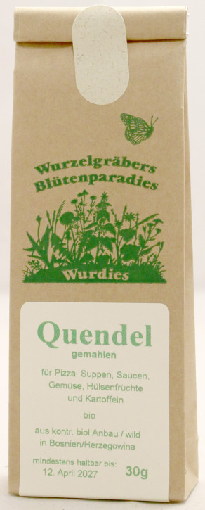 Quendel, gemahlenes Blatt, bio, wild