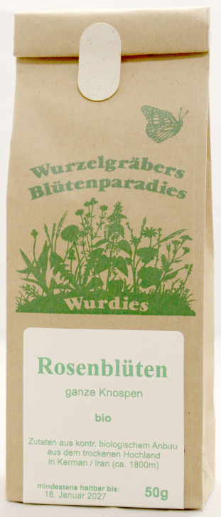 Rosenblüten, Knospen, bio 50g