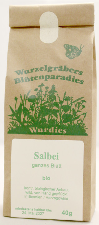 Salbei, schönes Blatt, bio