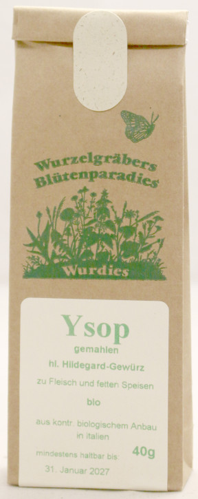 Ysop, gemahlen, bio