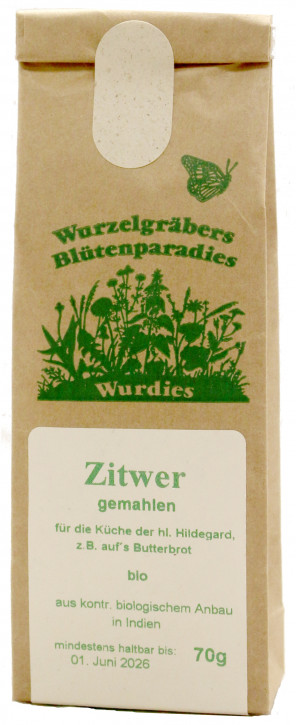 Zitwer, Wurzel, gemahlen, bio