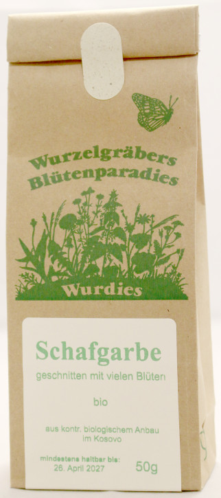 Schafgarbe, geschnitten, viele Blüten, bio